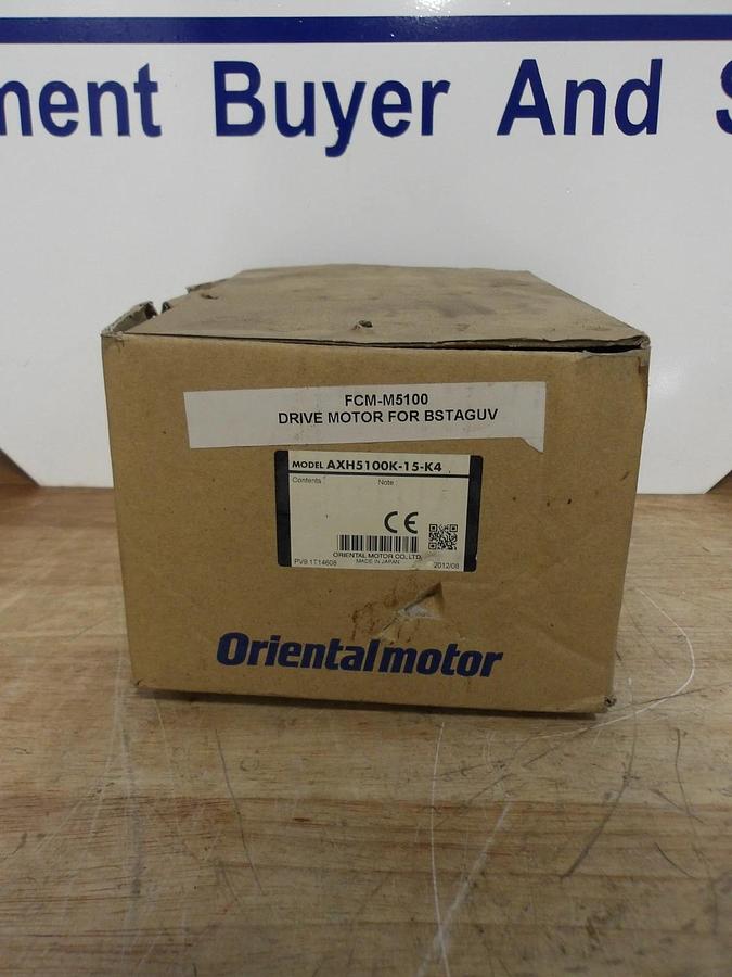 ORIENTAL DRIVE AXHM5100K-GFHK4 ELECTRIC MOTOR 2500 RPM, #421945G NIB
