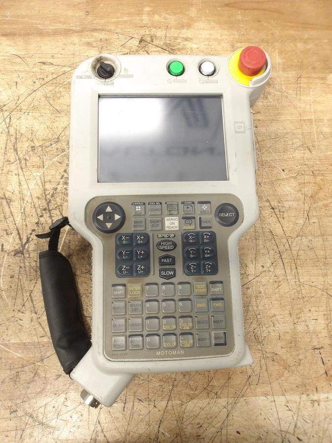 Used YASKAWA JZRCR-NPP01B-1 ROBOT TEACH PENDANT, #129120G USED