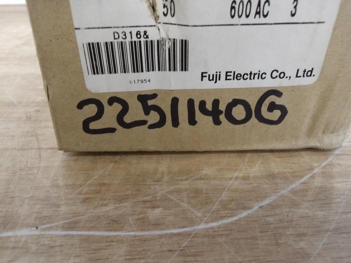 FUJI 50 AMP BREAKER 600 VAC - 250 VDC, #2251140G NIB