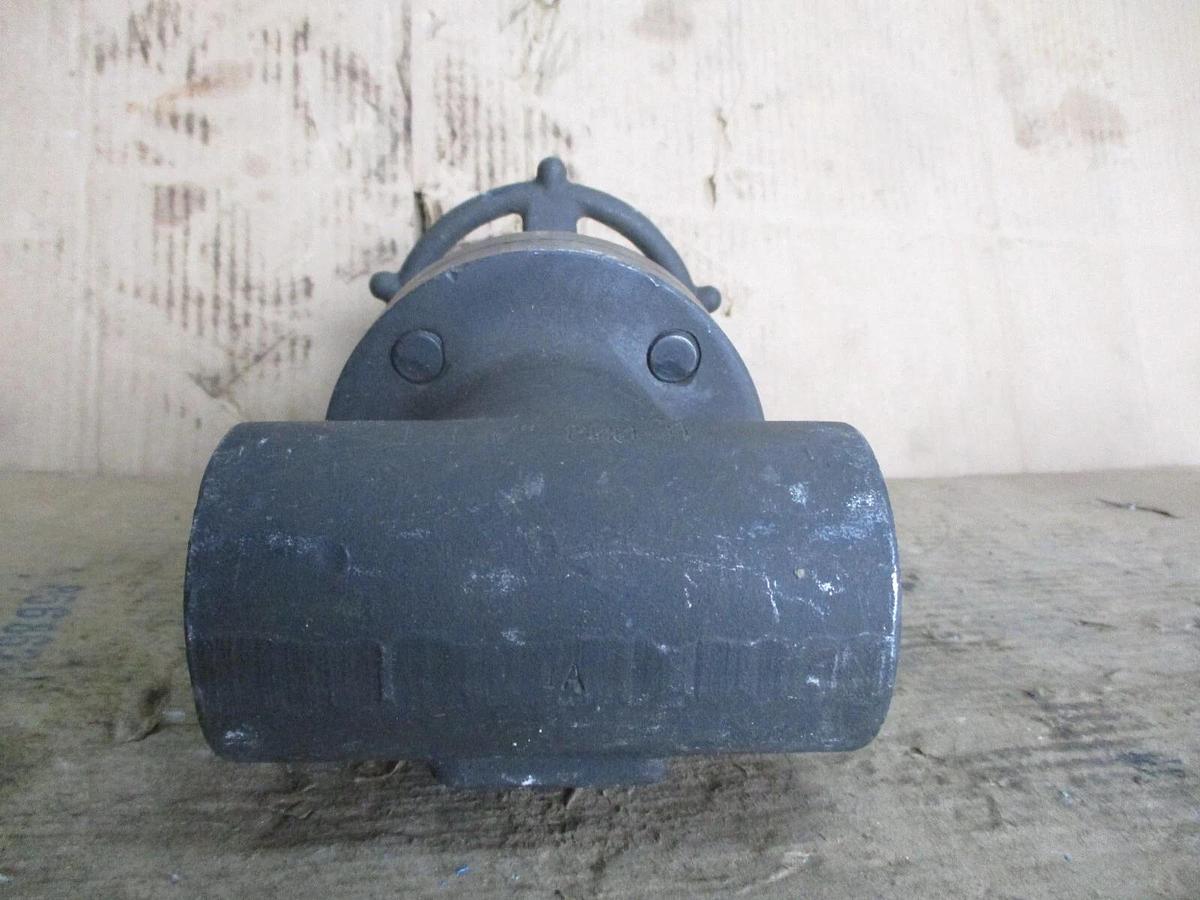 Used VOGT 1-1/2" IRON GATE VALVE (THREADED) #78145J NEW