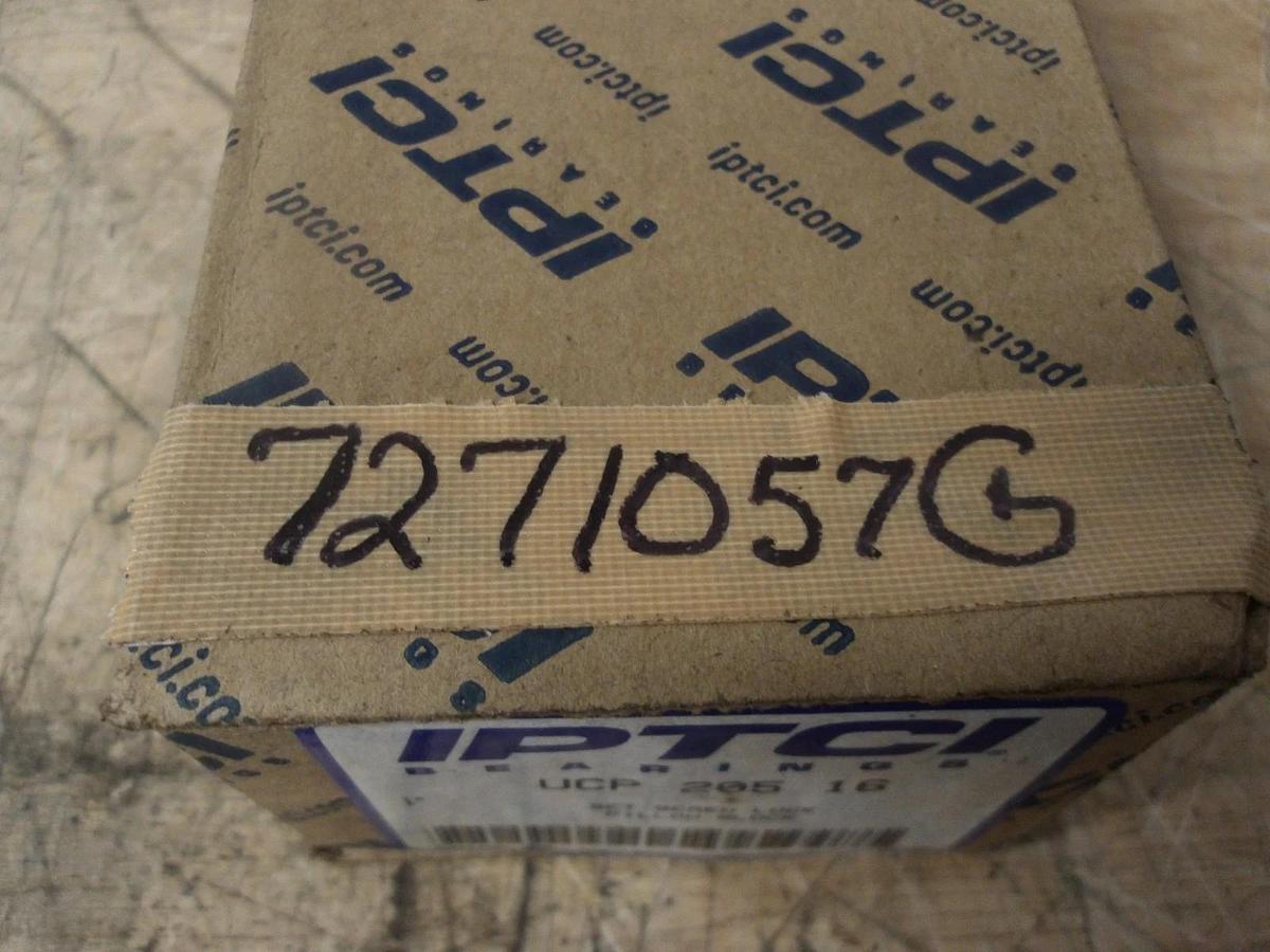 IPTCI UCP20516 PILLOW BLOCK BEARING 1" BORE, #7271057G NIB