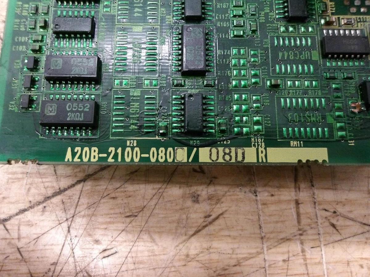Used FANUC A02B-2100-0800/08D CIRCUIT BOARD, #181013G PARTS ONLY