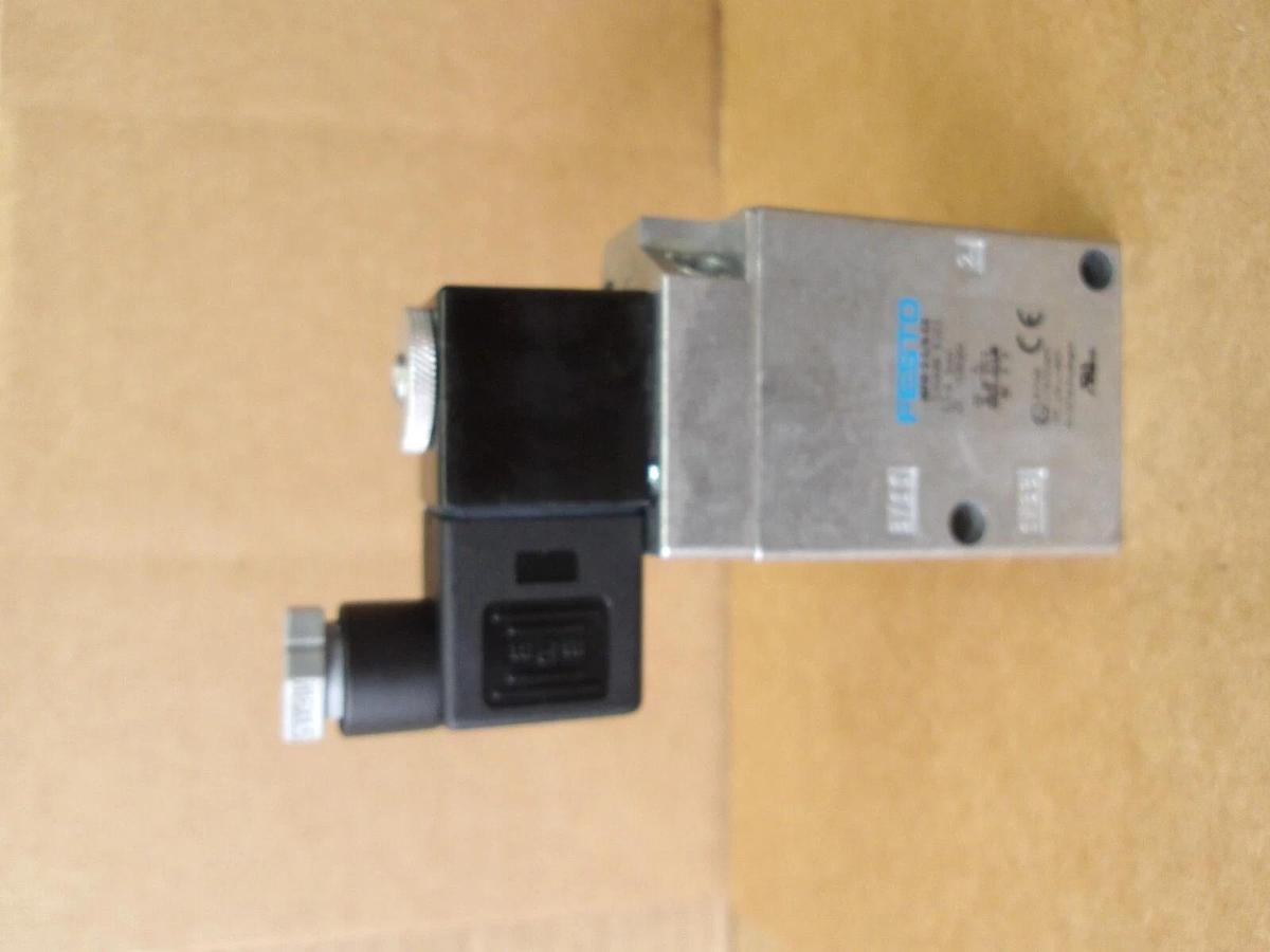 Used FESTO MFH-3-1/4EX PNEUMATIC SOLENOID VALVE, #9131121G NEW