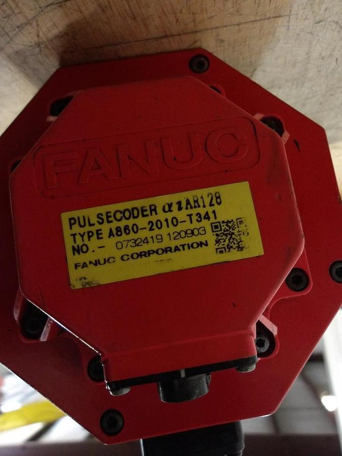 Used FANUC A06B-0235-B605 S000 AC SERVO MOTOR, 4000 RPM, #617950G REMANUFACTURED