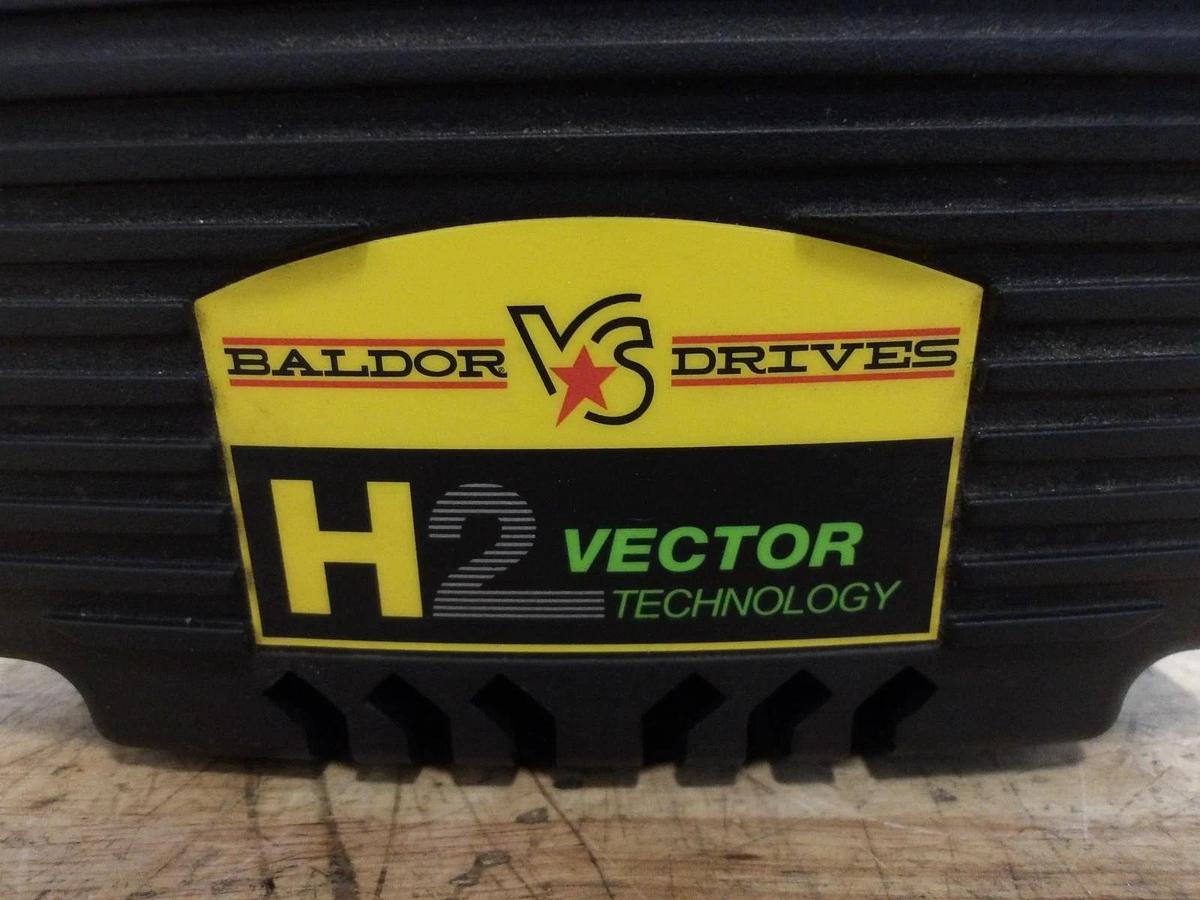 Used BALDOR 7.5/5 HP H2 VECTOR DRIVE VS1GV45-18, #7101150G NEW (WEATHERED)
