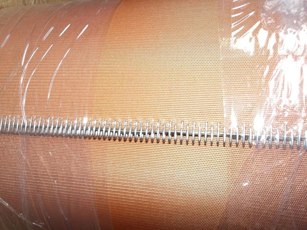 Used CONVEYOR BELT LACED S/S ENDS, 20 FT X 14 IN, #93830G NEW