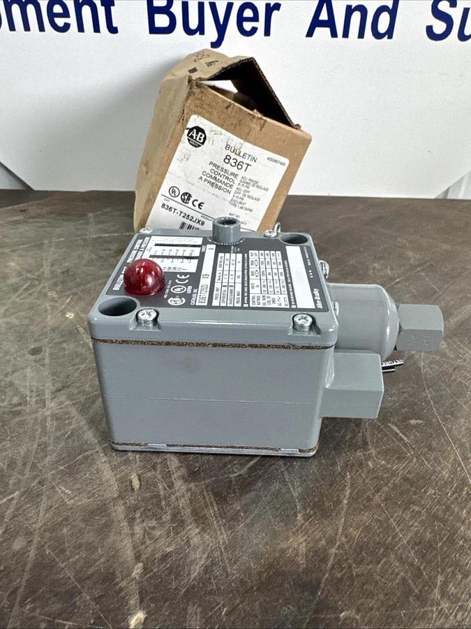 Allen Bradley 836TT252J Pressure Control Switch #27256P 10781180893640