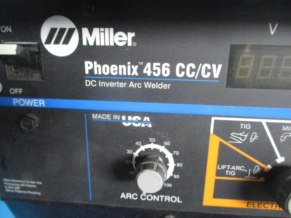 Used MILLER PHOENIX 456 CC/CV DC INVERTER ARC WELDER