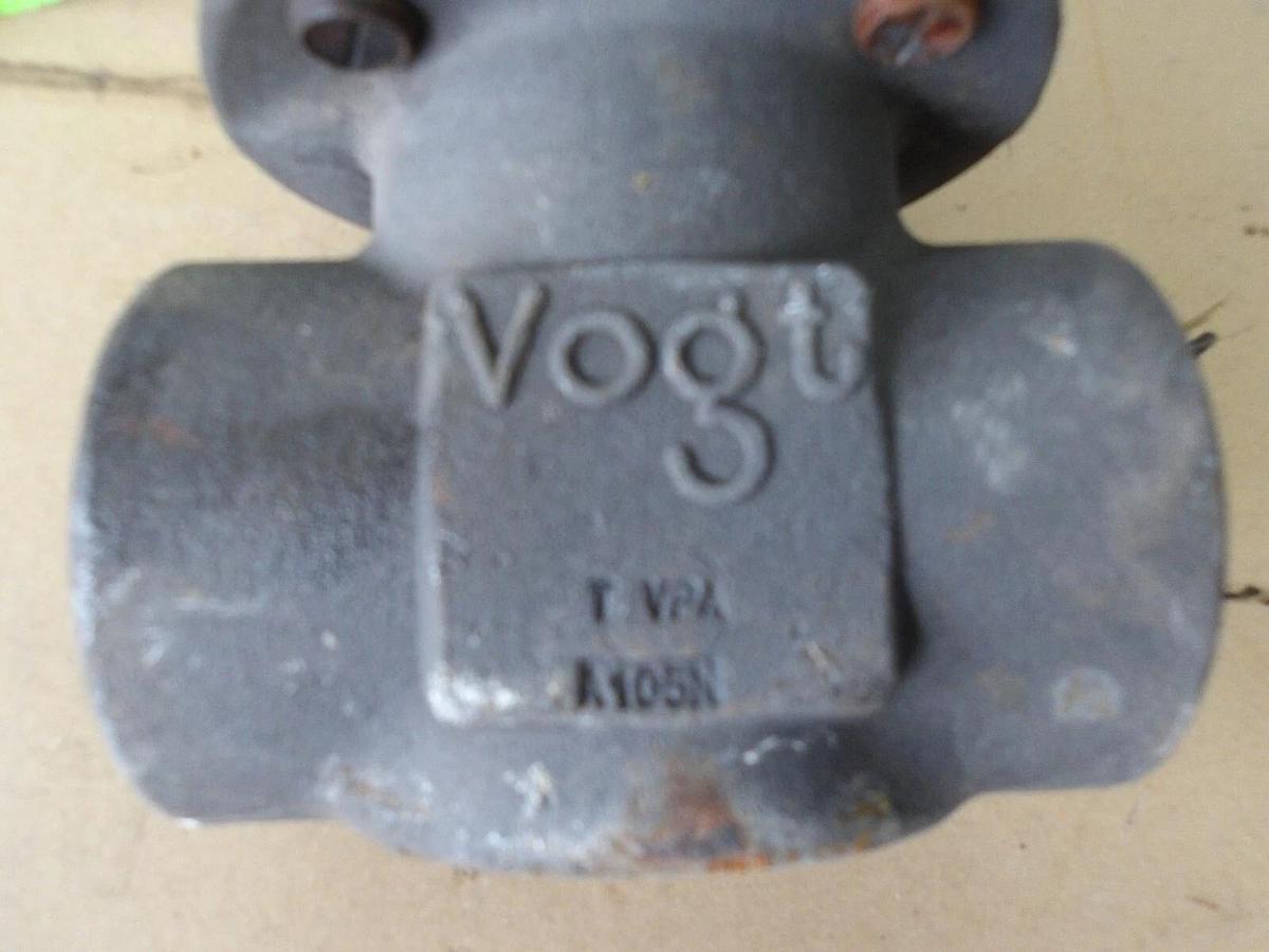 Used VOGT 2" FORGED STEEL GATE VALVE SW12111, #619935G NEW