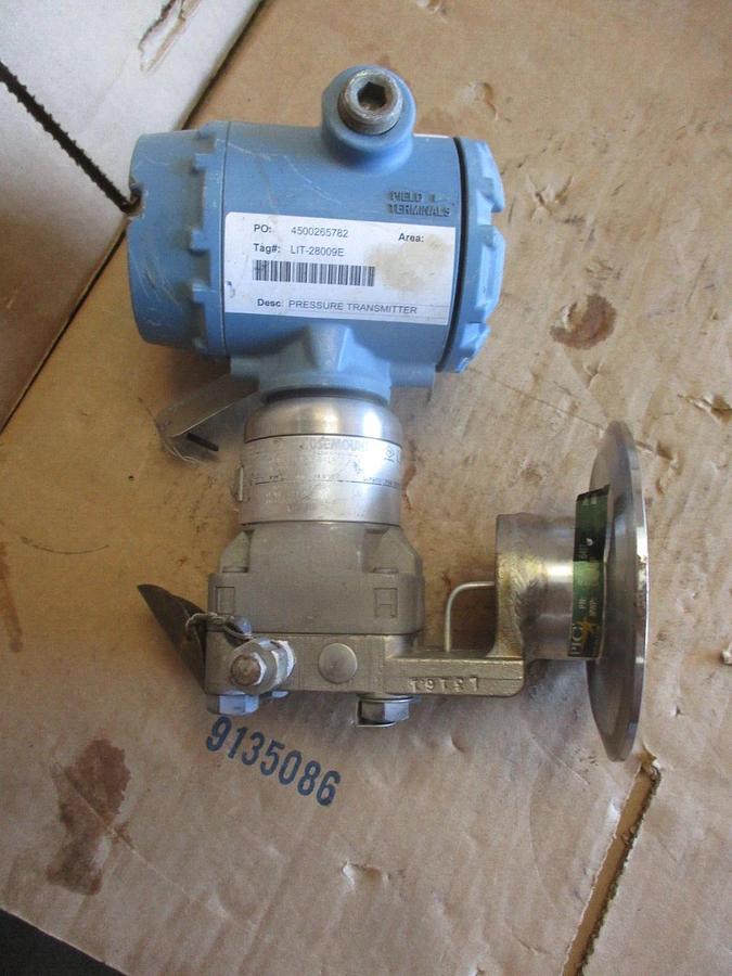 Used ROSEMOUNT 3051 PRESSURE TRANSMITTER, #971105J USED