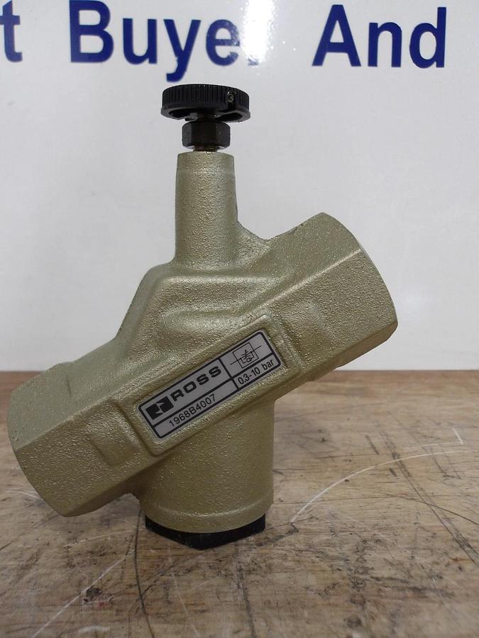 Used ROSS 1/2" FLOW CONTROL VALVE 1968B4007, #620303G NEW