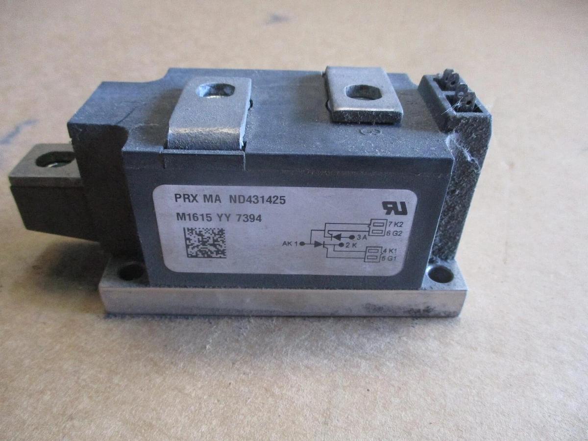 Used POWEREX ND431425 POWER MODULE, 1400 V, 250 A, #415829J NEW