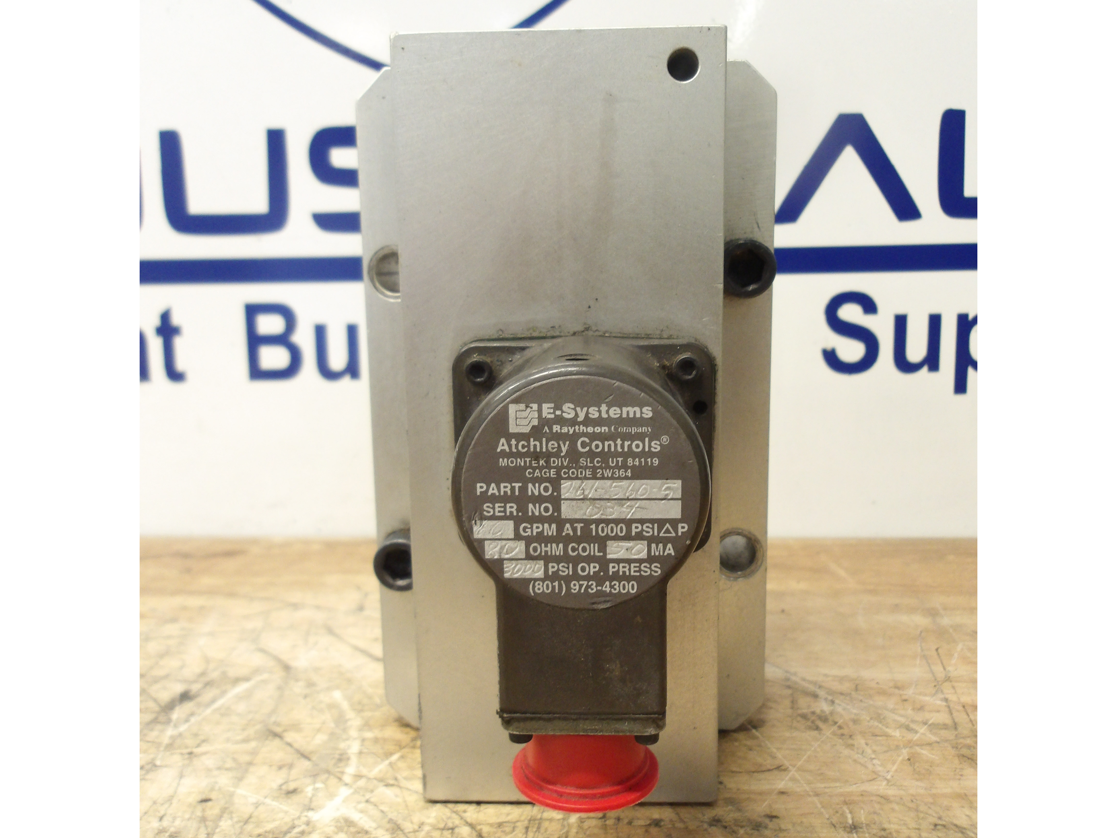 Used ATCHLEY 261-560-5 SERVO VALVE, #831912G USED