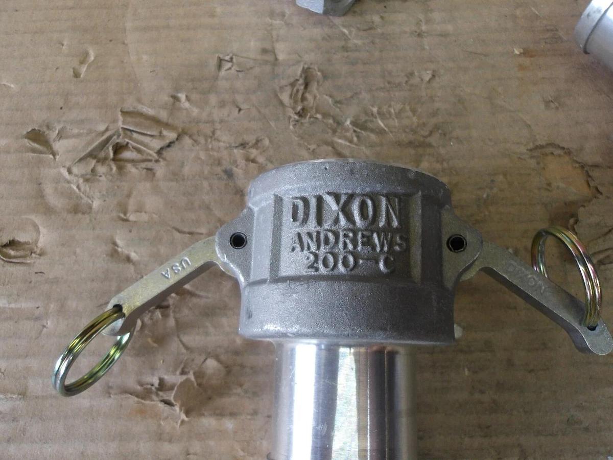 Used DIXON ANDREWS 2" HOSE COUPLER (LOT OF 4), #821208G NEW
