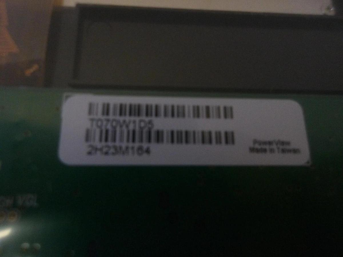 Used POWERVIEW B-41-04-08-0/T070W1DS LCD DISPLAY SCREEN, #9121156G NEW