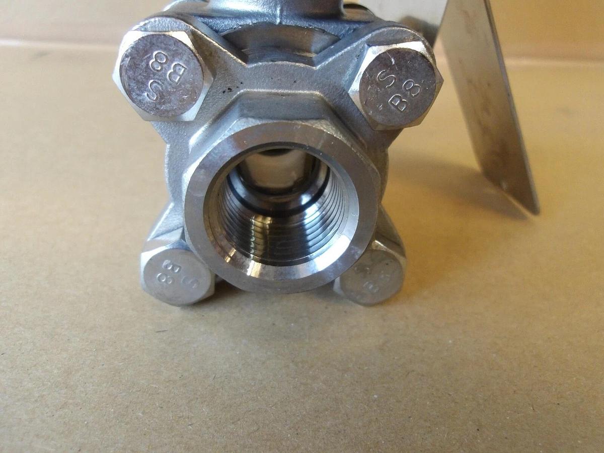 Used FLOWTEK 1/2" VALVE & WOLSELEY ACTUATOR, #610951G NEW