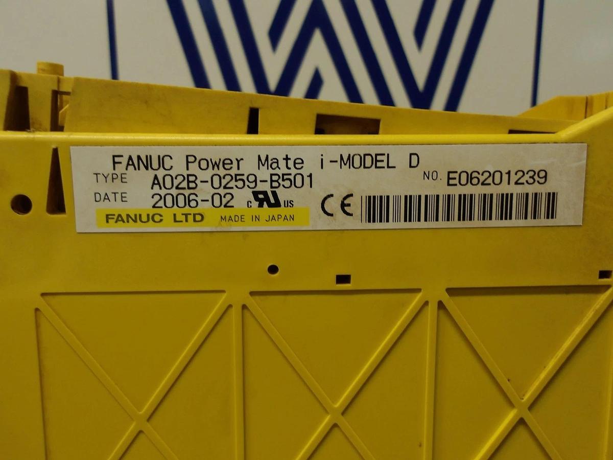 Used FANUC POWERMATE RACK & CPU A16B-3200-0260/13C, #116933G USED