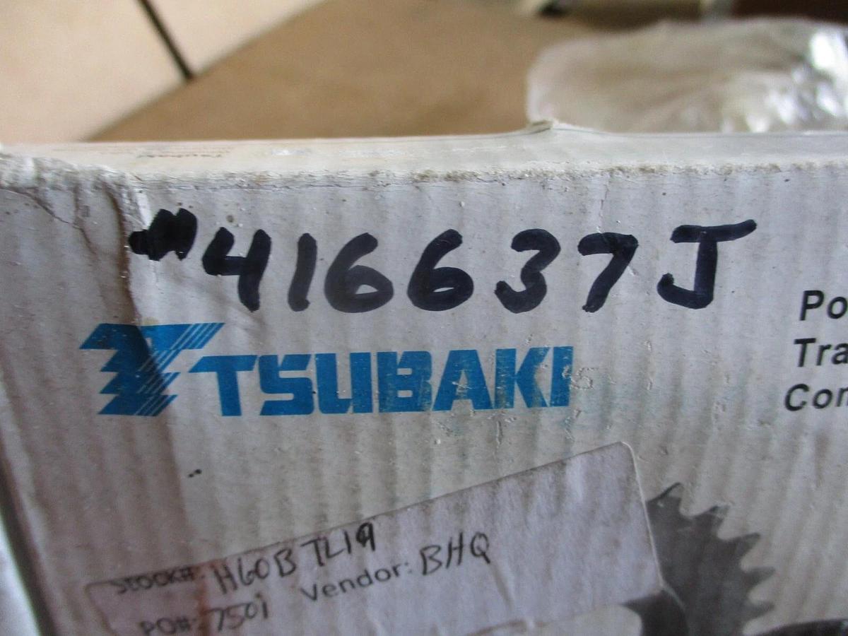 TSUBAKI H60BTL19 ROLLER CHAIN SPROCKET, #416637J NIB