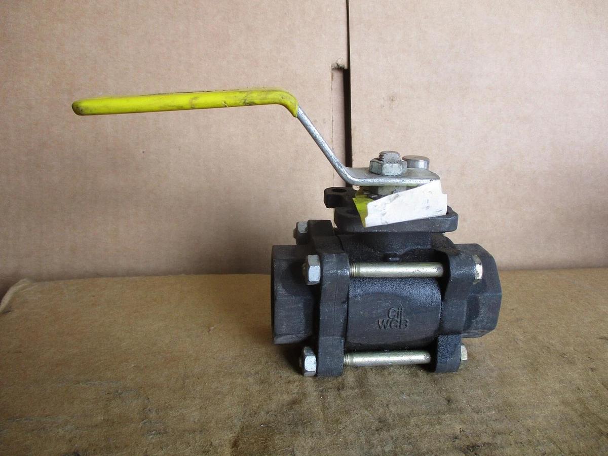 Used APOLLO 1" STEEL BALL VALVE(SOCKET WELD), #416132J NEW