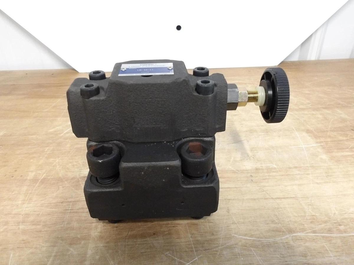 Used YUKEN LB-32-11 RELIEF LOGIC VALVE, #341048G NEW