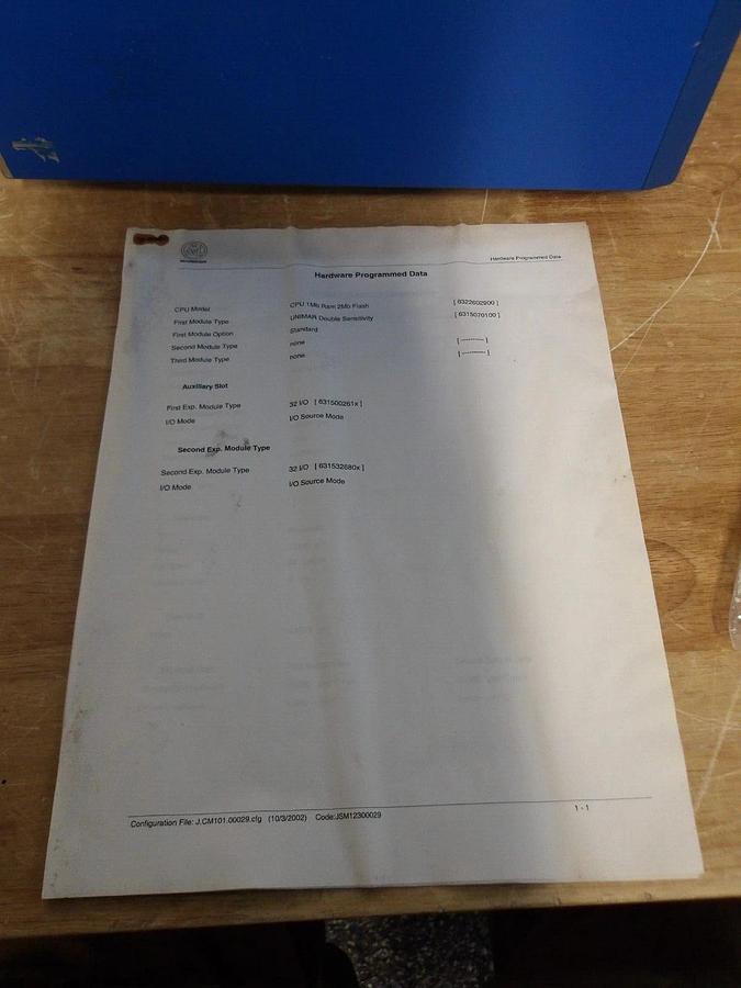 Used MARPOSS P5 INTERFACE AMPLIFIER CONTROLLER 8821600110, #2181110G NEW