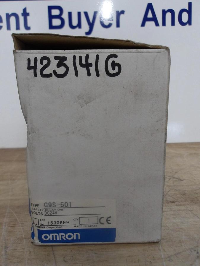 OMRON G95-501 SAFETY RELAY MODULE, #423141G NIB