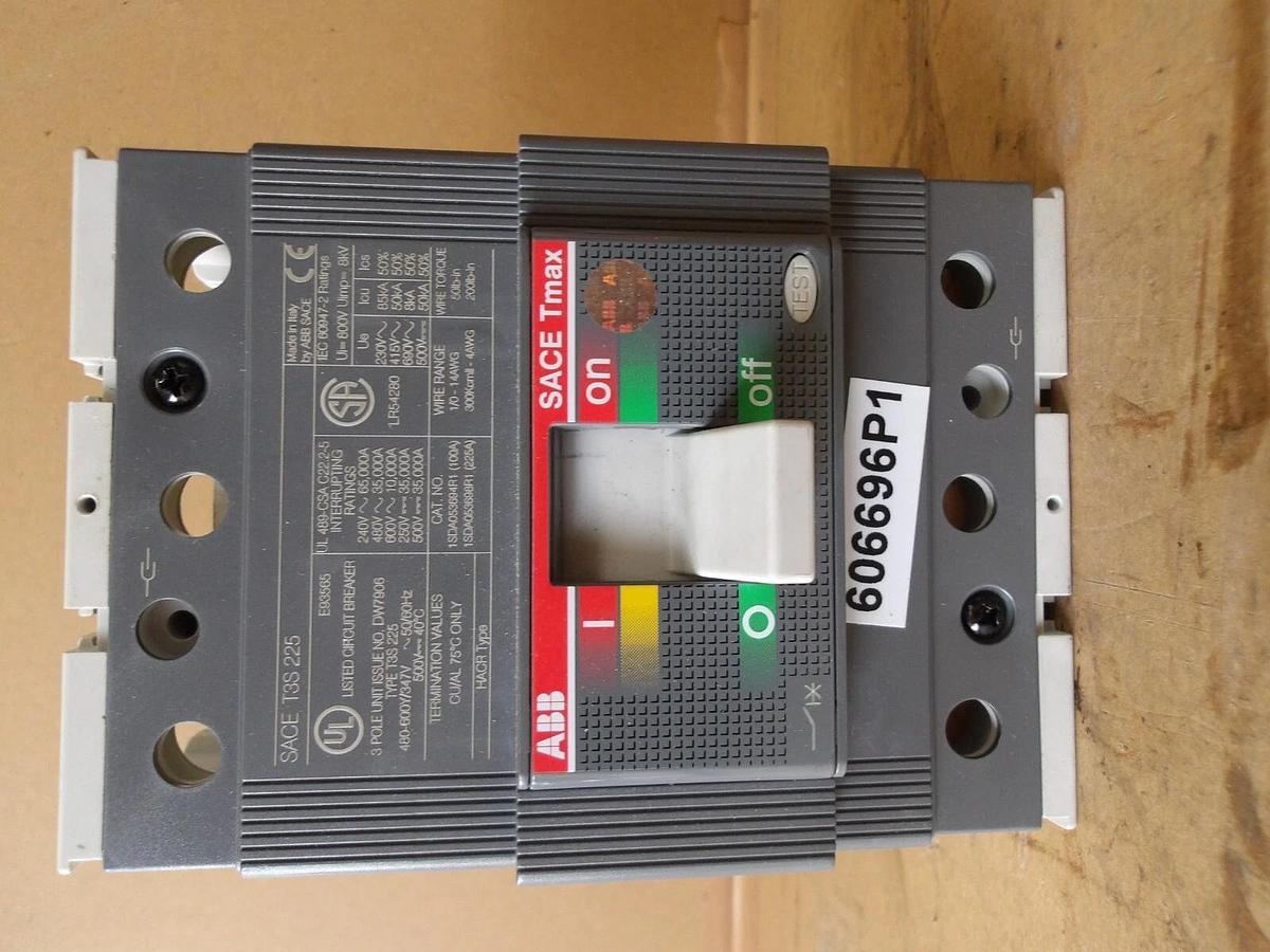 Used ABB SACE TMAX CIRCUIT BREAKER, #619320G NEW