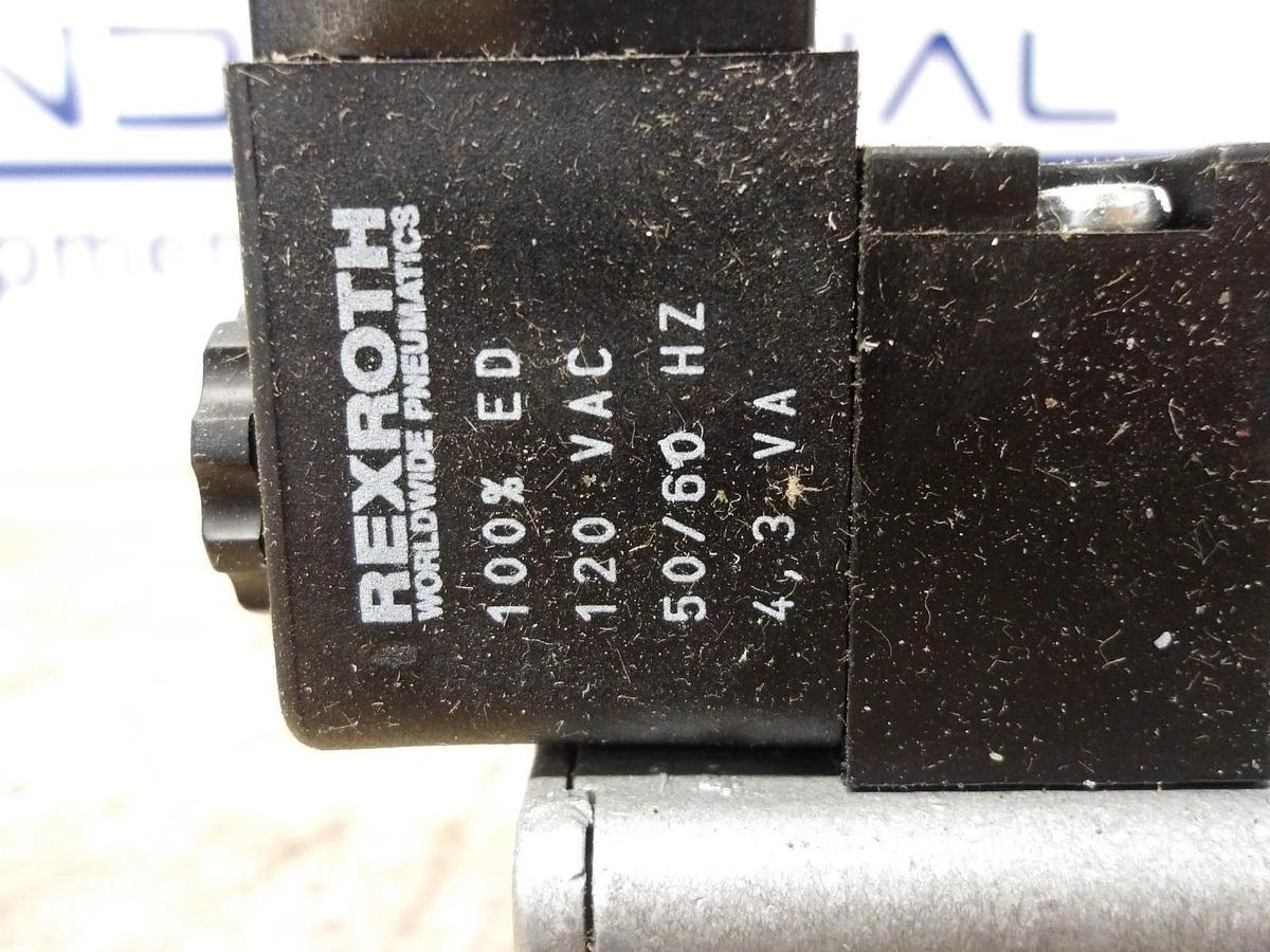 Used REXROTH AVENTICS R432006435 PNEUMATIC DIRECTIONAL VALVE (LOT OF 2) #58950G NEW