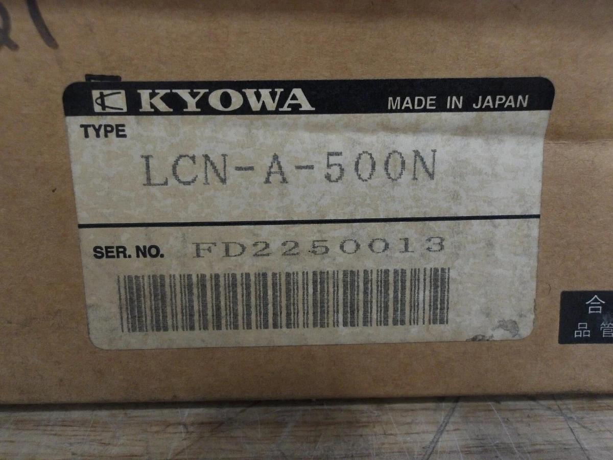 KYOWA LCN-A-500N COMPRESSION LOAD CELL, #4301115G NIB