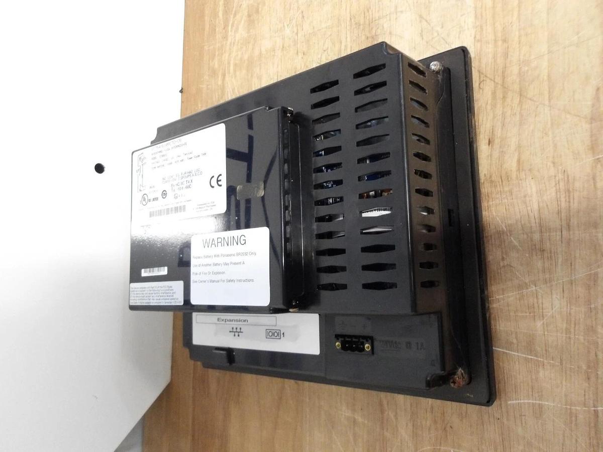Used GE IC754VG108CTD-CB QUICKPANEL VIEW DISPLAY, #312118G PARTS ONLY