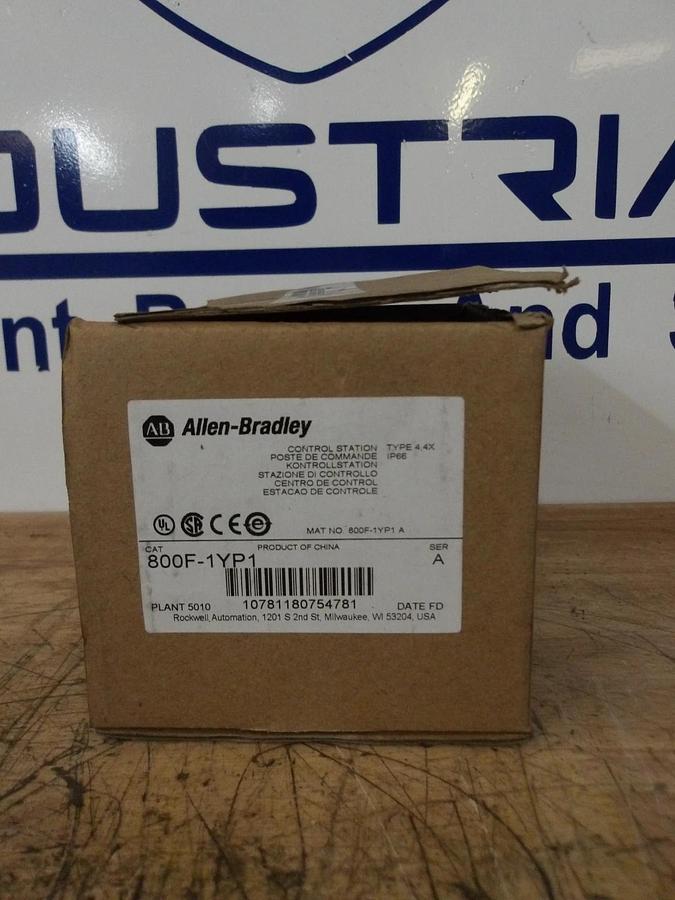 ALLEN BRADLEY 800F-1YP1 PUSH BUTTON, #32908G NIB