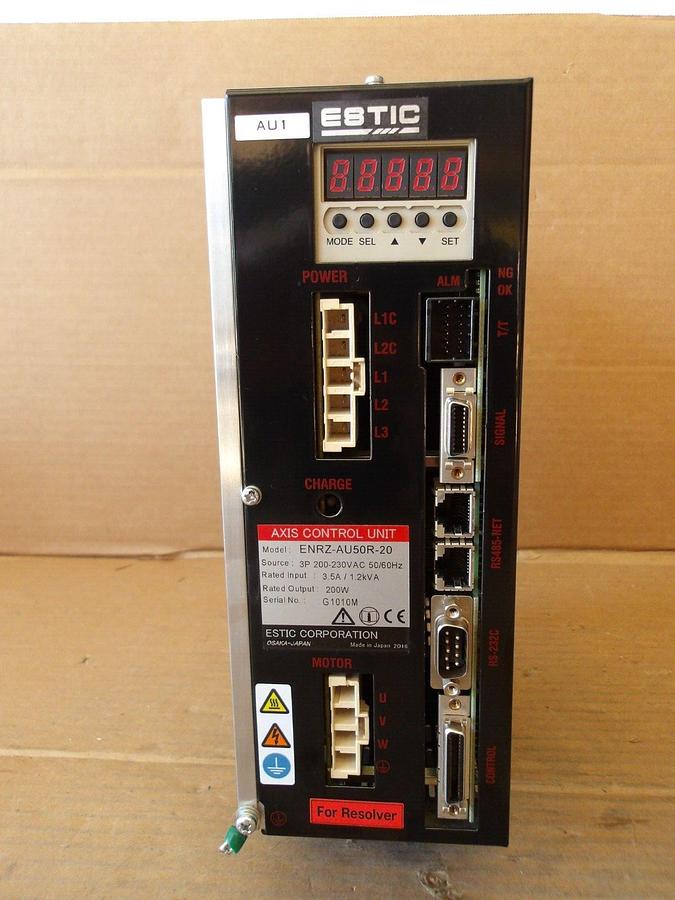 Used ESTIC NUTRUNNER ENRZ-AU50R-20/B60E3-XX-5030 AXIS CONTROL UNIT, #1111155G USED
