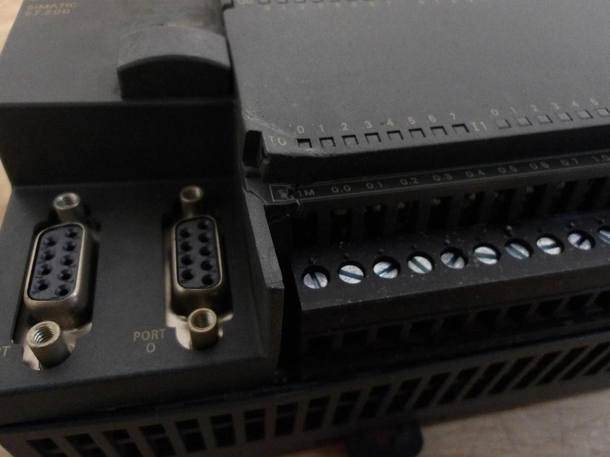 Used SIEMENS SIMATIC 6ES7 216-2BD23-0XB0 CPU COMPACT MODULE, #3121104G PARTS ONLY