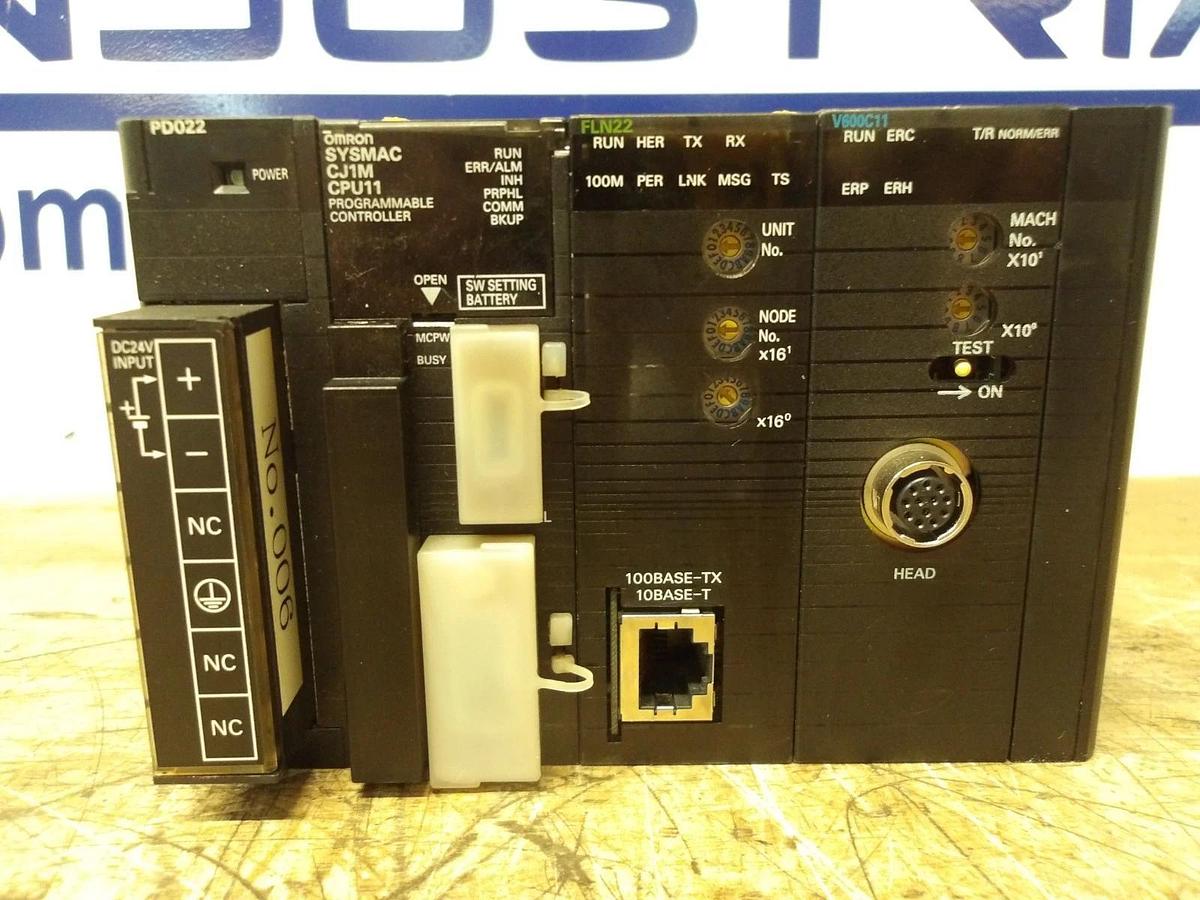 Used OMRON RACK & CARDS, CPU CJ1M-CPU11, #17215G USED