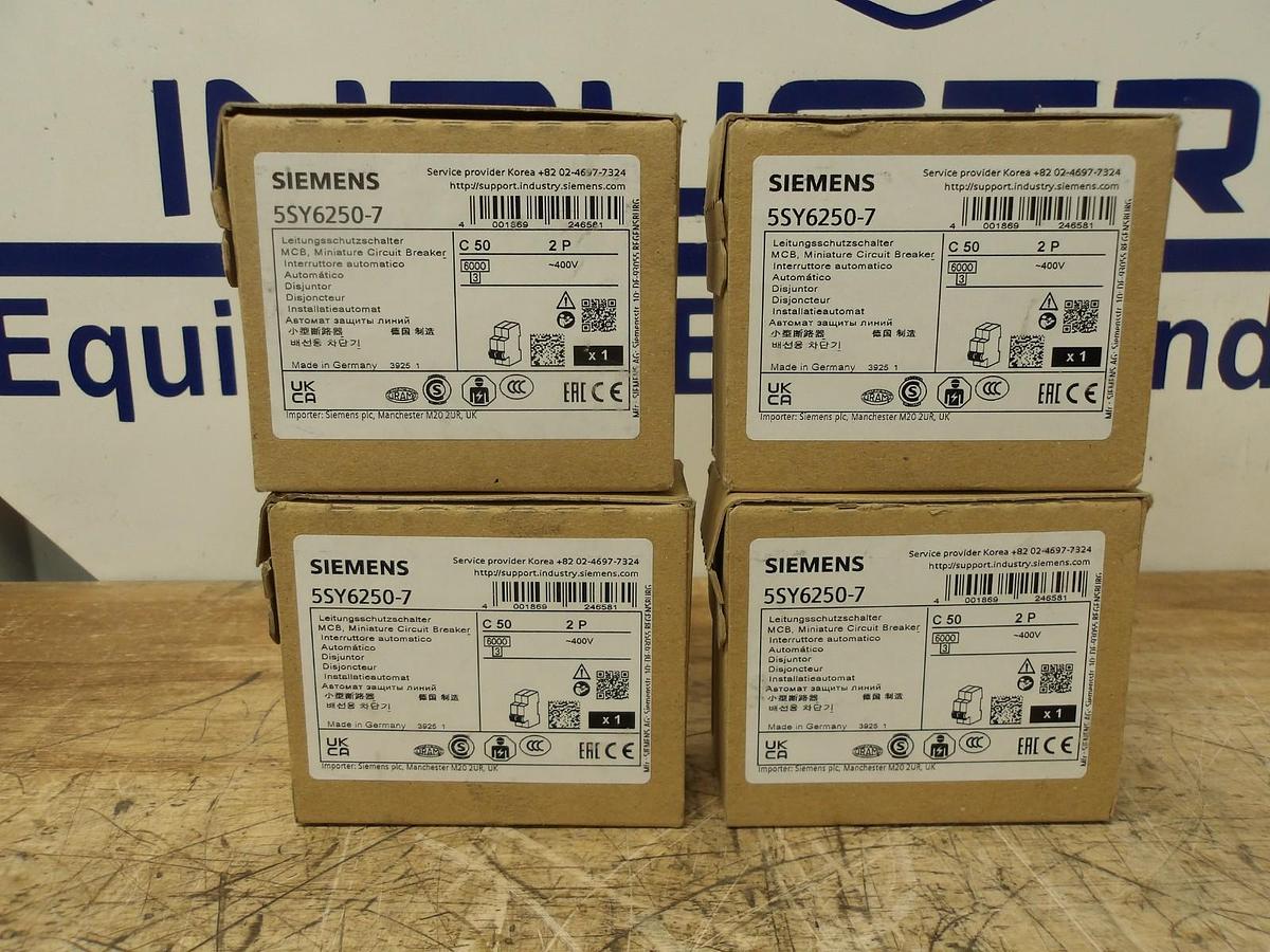 SIEMENS 50 AMP BREAKER 400 V (LOT OF 4) #710146G NIB