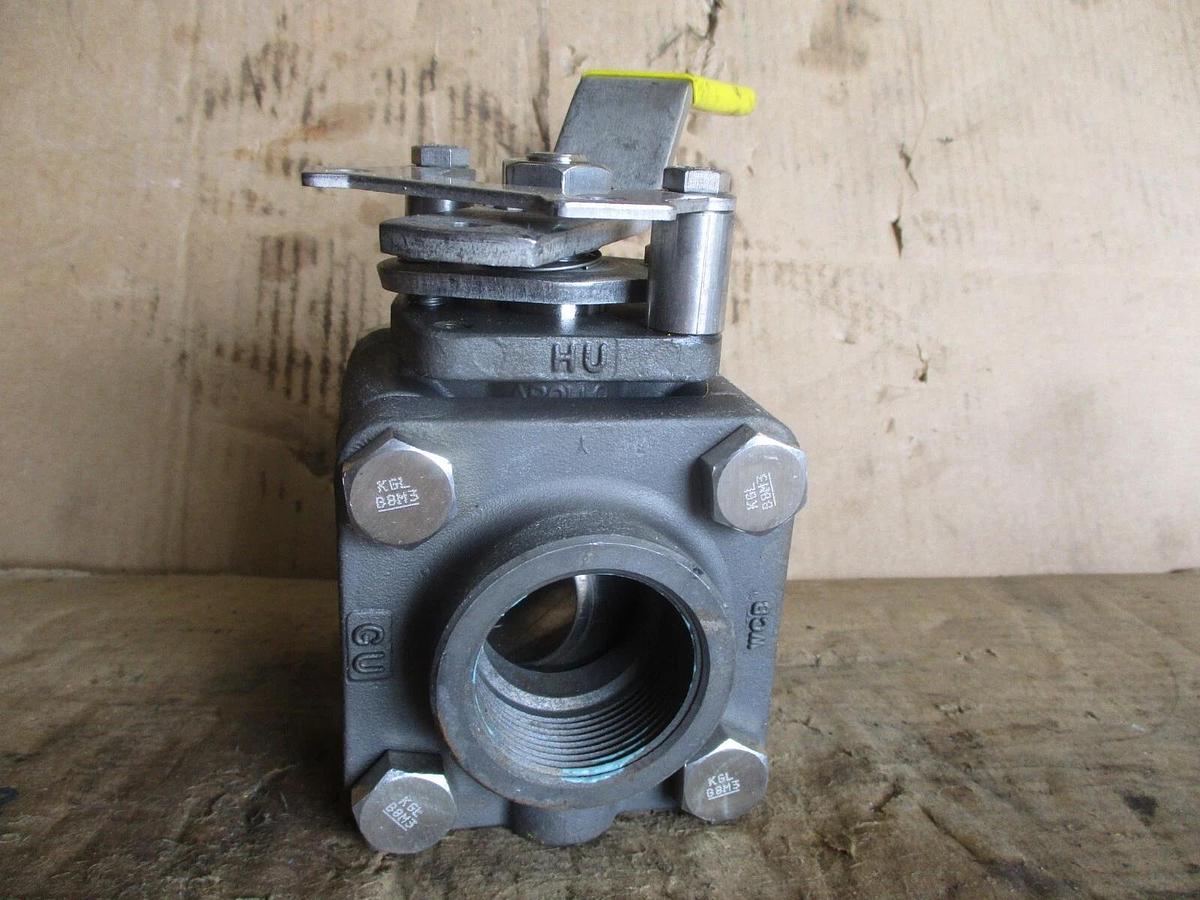 Used APOLLO 1-1/2" STEEL BALL VALVE, #751035J NEW
