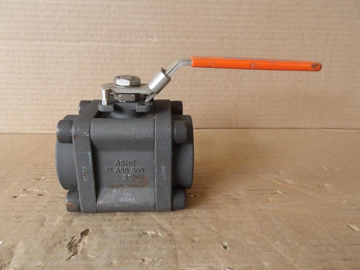 Used QUADRANT 2" SOCKET WELD BALL VALVE, #7221147G NEW