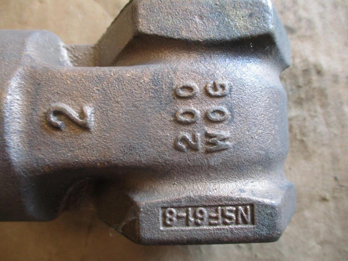 Used MATCO 2" BRASS GATE VALVE, #917353J NEW