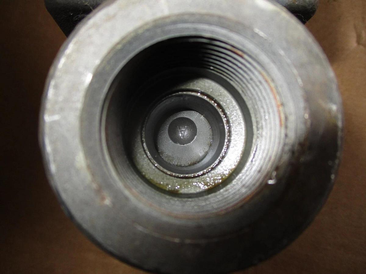 Used OMB 1" FORGED STEEL GATE VALVE (THREADED) #419755J NEW