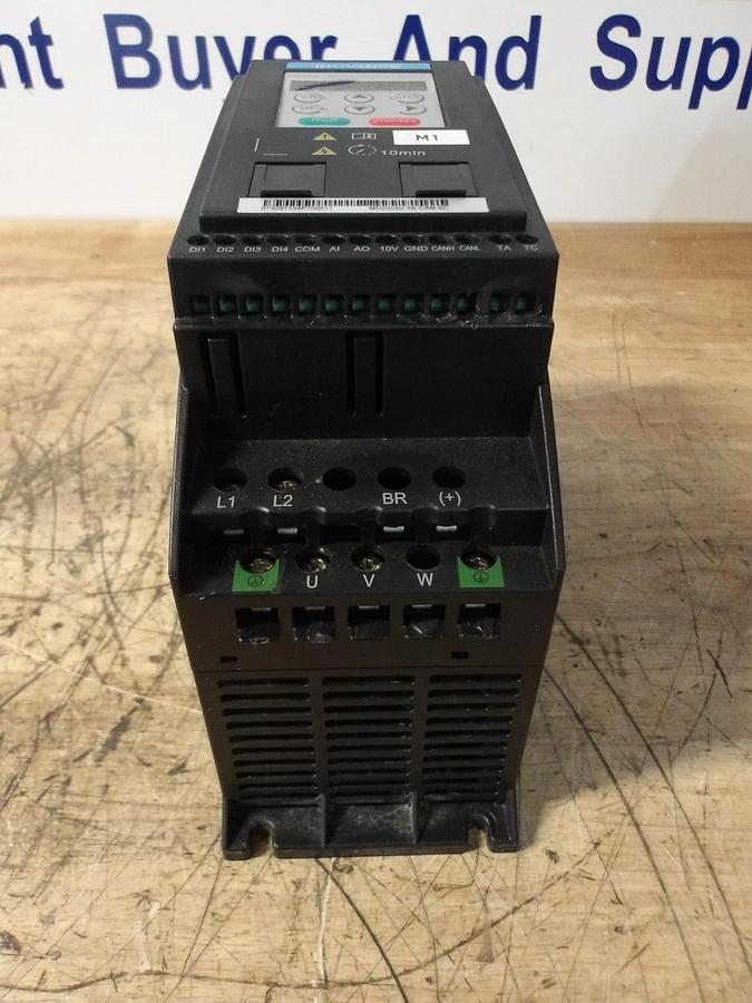 Used INOVANCE MD200S0.4B-CAN-SC AC MOTOR CONTROLLER, #3328G USED