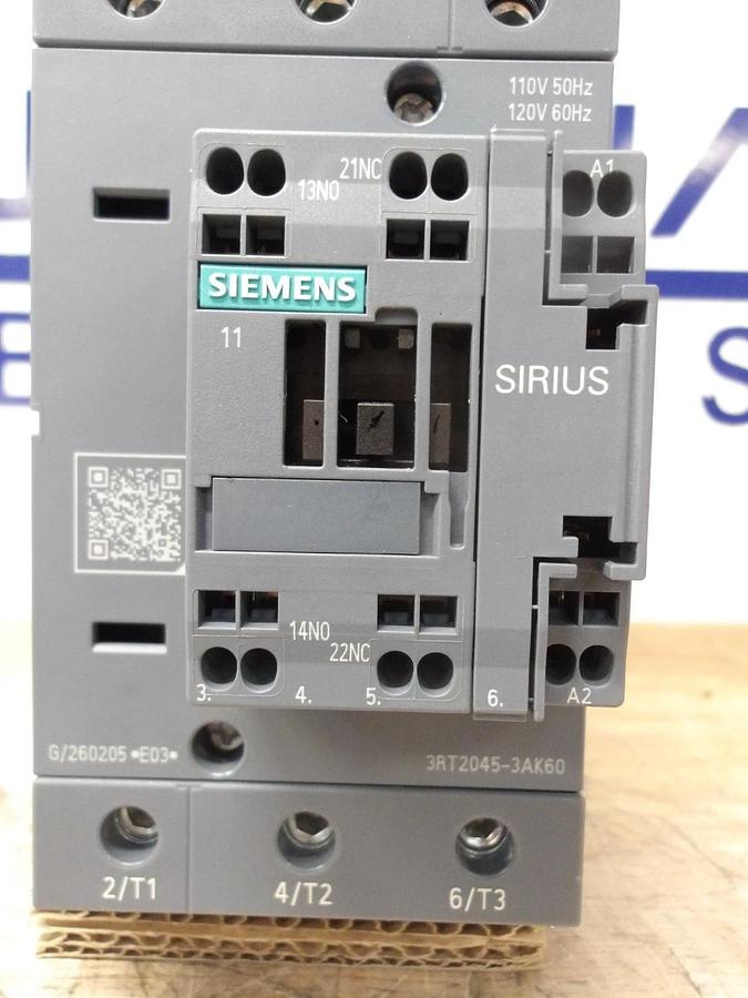 Used SIEMENS SIRIUS 80 AMP CONTACTOR 115-230-460-575 V, #781008G NEW