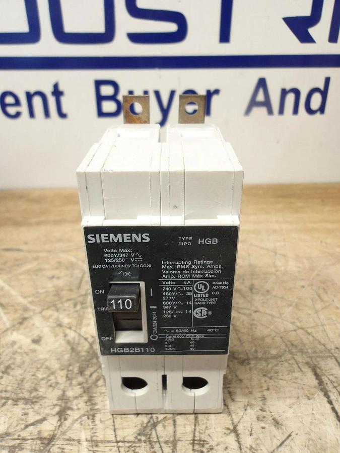 SIEMENS 110 AMP BREAKER 480/277 V, #78120G NIB
