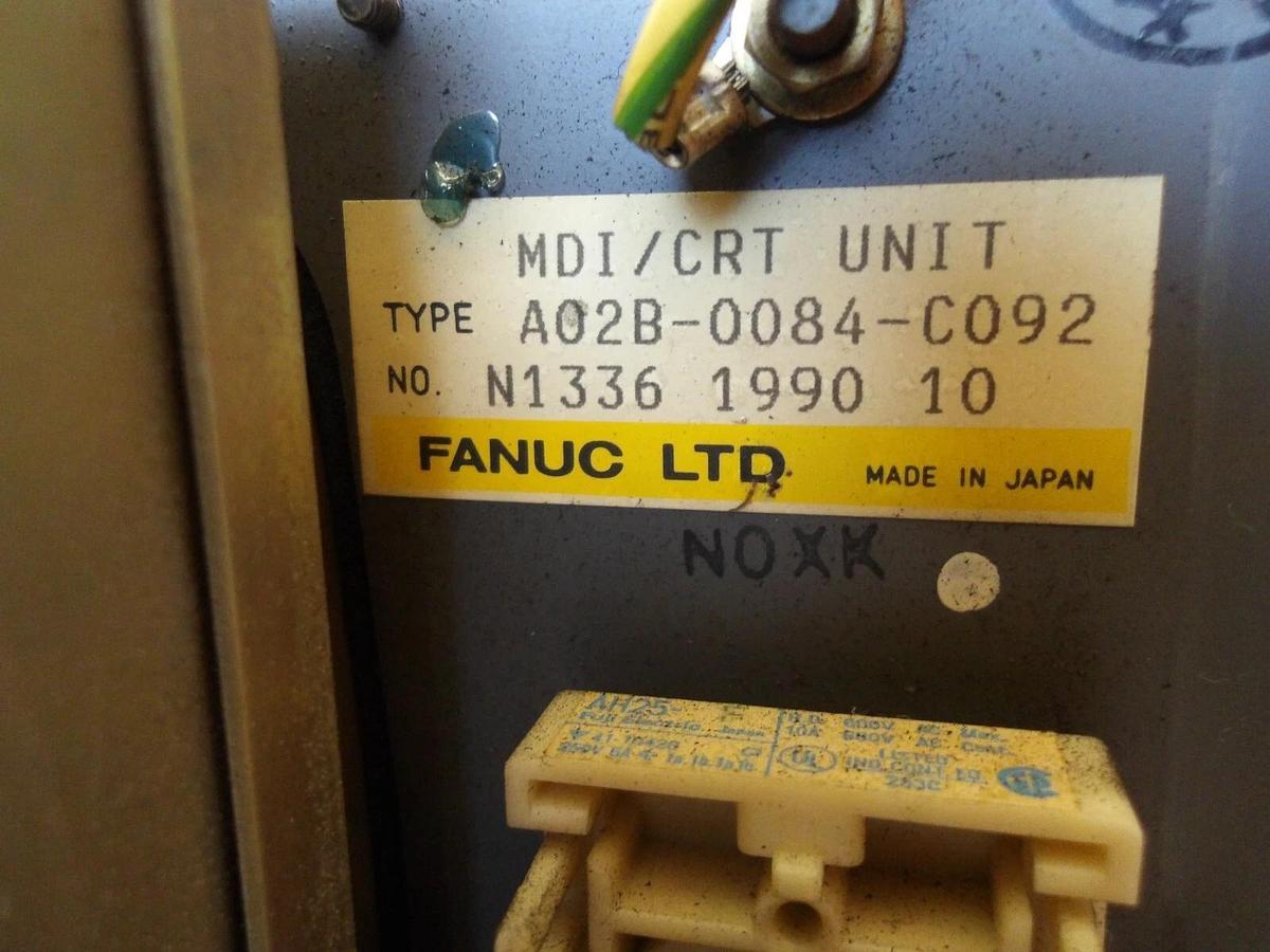 Used FANUC A02B-0084-C092 OPERATOR KEYPAD & SCREEN N860-3125-T010/03A, #11111000G