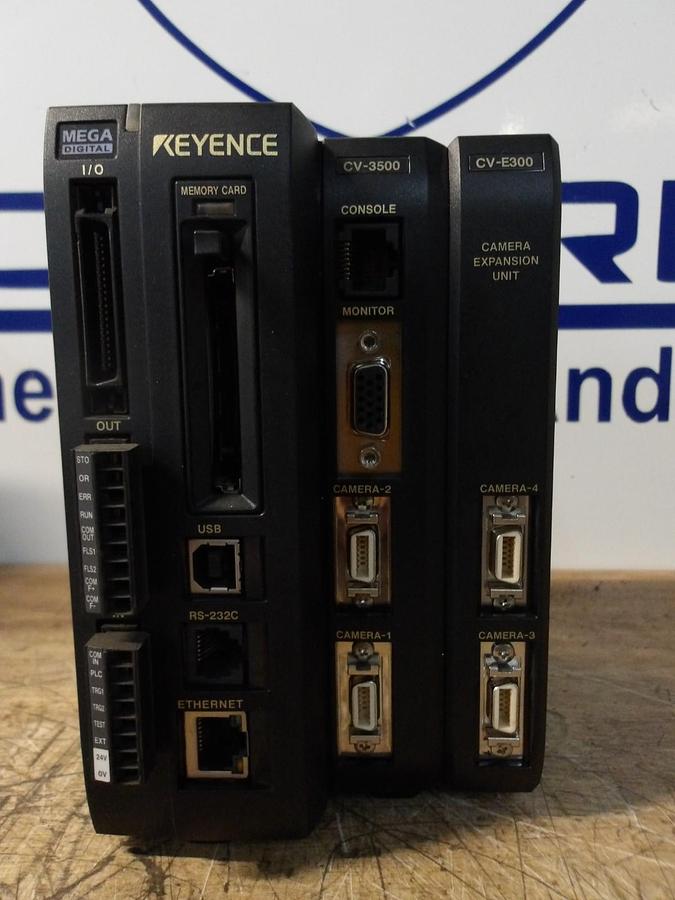 Used KEYENCE CV-3500 MEGA DIGITAL CONTROLLER, #12181045G USED
