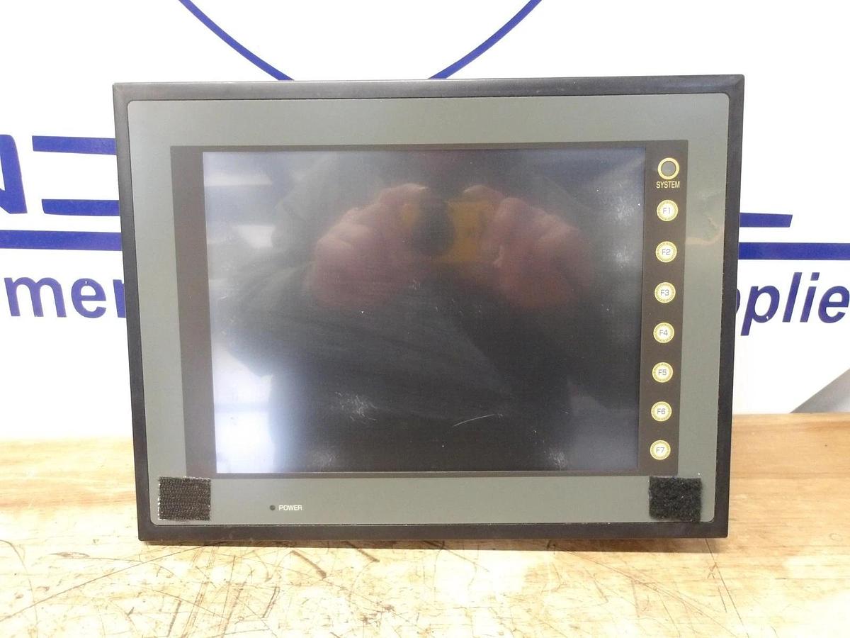 Used HAKKO V710S MON1TOUCH MACHINE INTERFACE SCREEN V710S, #1201108G PARTS ONLY