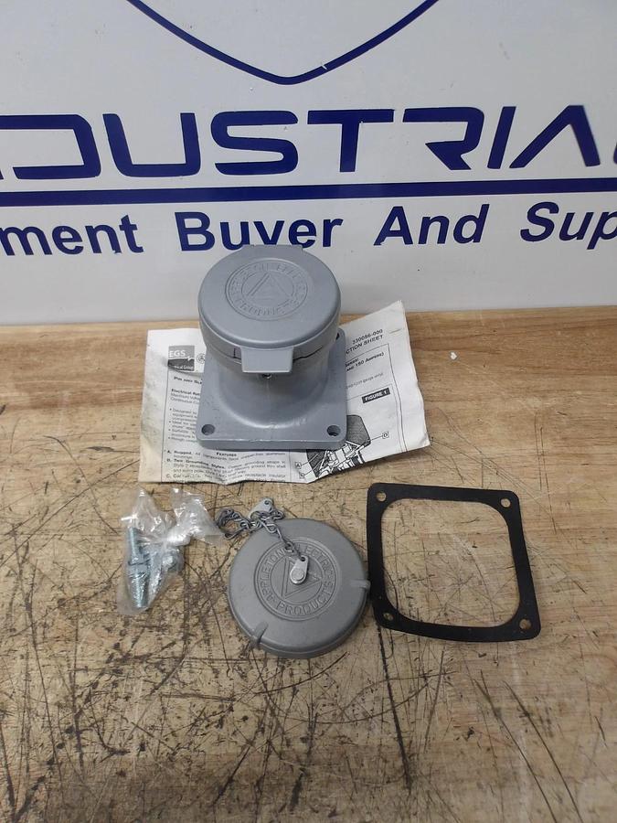 Used APPLETON ADR6044 POWERTITE RECEPTACLE 60 AMP, #3171010G NEW