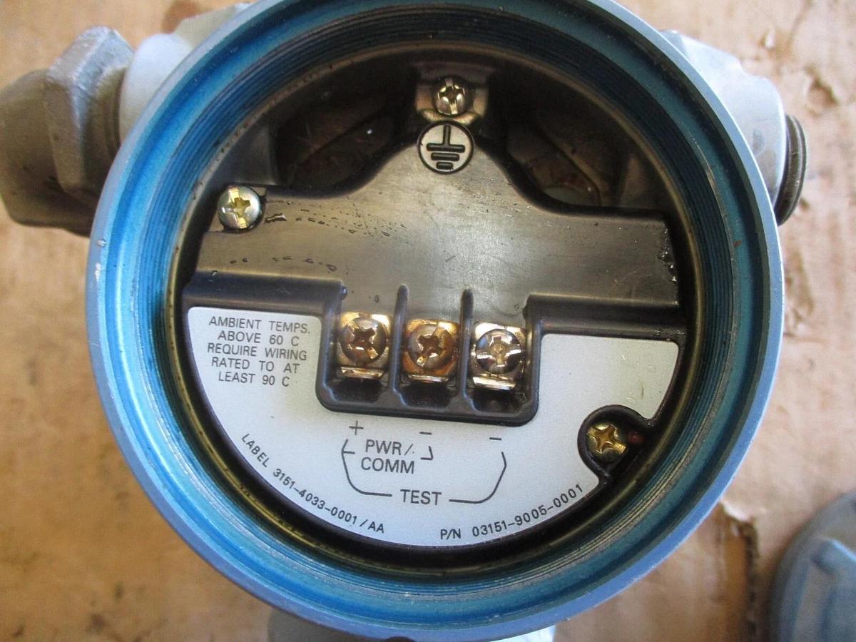 Used ROSEMOUNT 3051 PRESSURE TRANSMITTER, #971200J USED