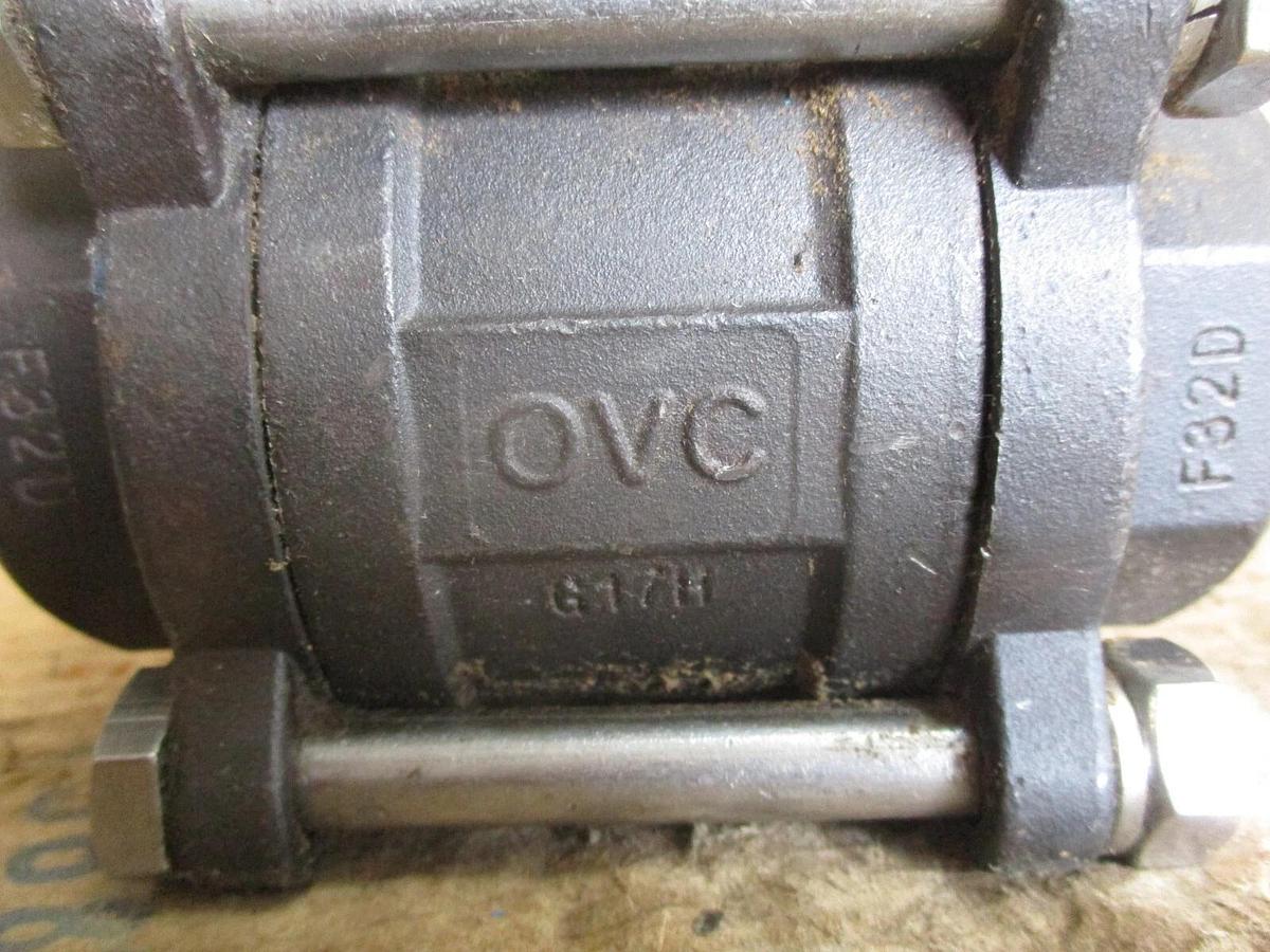 Used OVC 1-1/2" STEEL BALL VALVE (SOCKET WELD) #78224J NEW