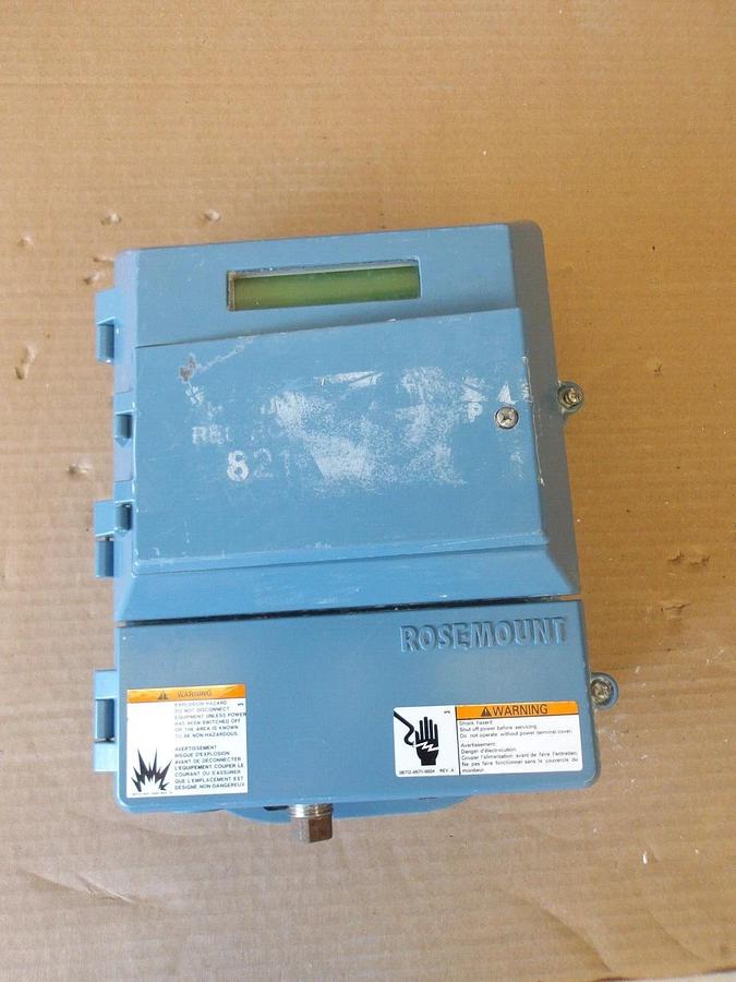 Used ROSEMOUNT 8712 TRANSMITTER, #627205G USED