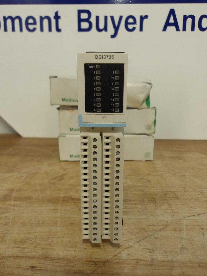 SCHNEIDER MODICON STBDD13725KS 16PT INPUT MODULE (LOT OF 4) #319951G NIB